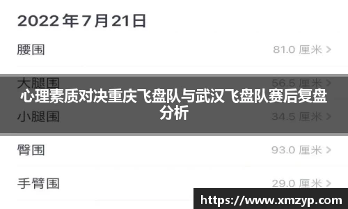 心理素质对决重庆飞盘队与武汉飞盘队赛后复盘分析